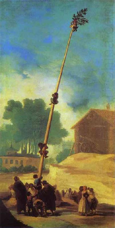 The Greasy Pole (La Cucana), Francisco Jose de Goya